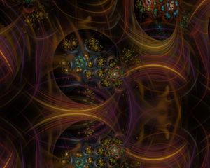 Preview wallpaper fractal, pattern, abstraction, tangled, intersection