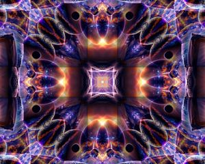 Preview wallpaper fractal, pattern, abstraction, bright, cosmic