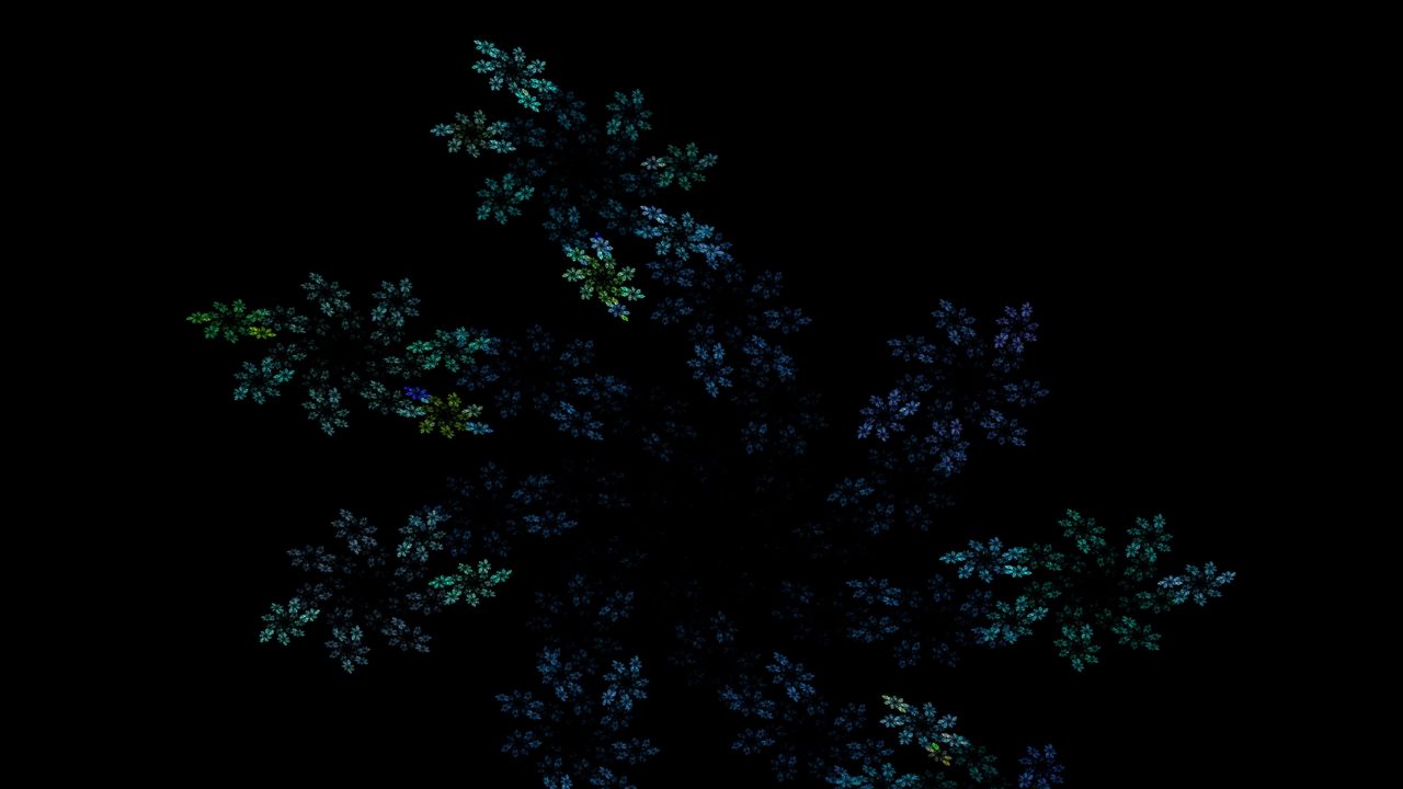 Wallpaper fractal, pattern, black background