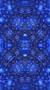 Preview wallpaper fractal, pattern, blue, abstraction