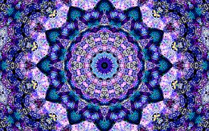 Preview wallpaper fractal, pattern, blue, purple, abstraction