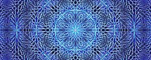 Preview wallpaper fractal, pattern, blue, background, abstraction