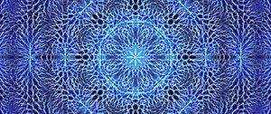 Preview wallpaper fractal, pattern, blue, background, abstraction