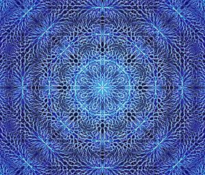 Preview wallpaper fractal, pattern, blue, background, abstraction