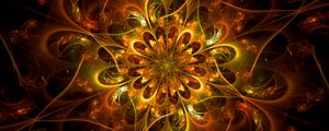 Preview wallpaper fractal, pattern, bright, tangled, abstraction