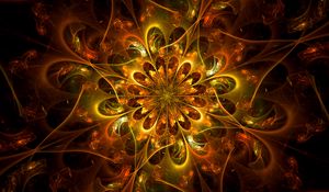 Preview wallpaper fractal, pattern, bright, tangled, abstraction