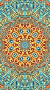 Preview wallpaper fractal, pattern, bright, kaleidoscope abstraction