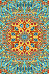 Preview wallpaper fractal, pattern, bright, kaleidoscope abstraction