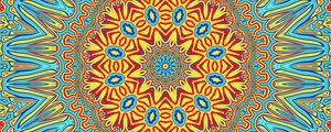 Preview wallpaper fractal, pattern, bright, kaleidoscope abstraction