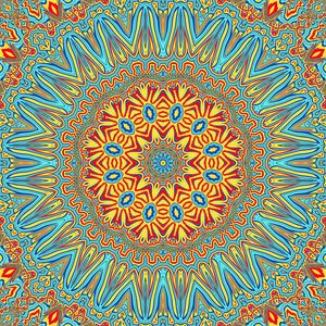 Preview wallpaper fractal, pattern, bright, kaleidoscope abstraction