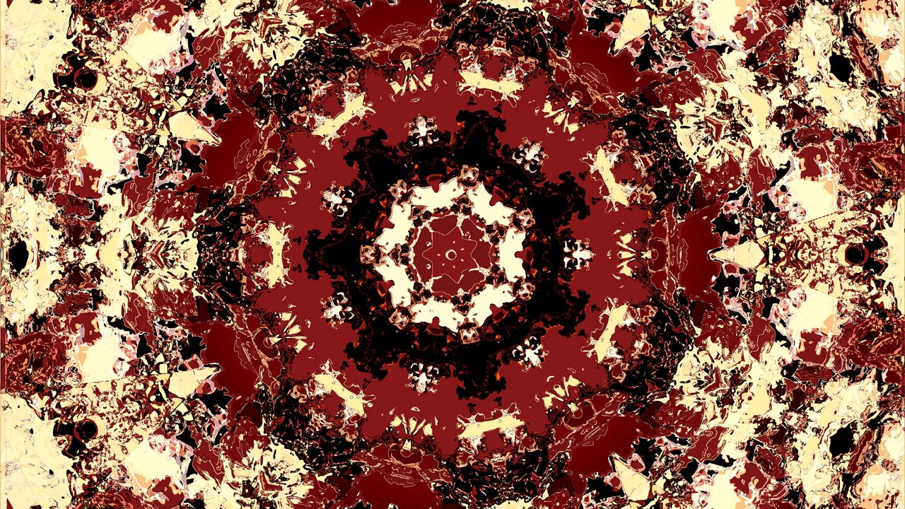 Wallpaper fractal, pattern, brown, abstraction