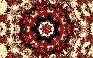 Preview wallpaper fractal, pattern, brown, abstraction