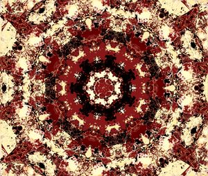 Preview wallpaper fractal, pattern, brown, abstraction