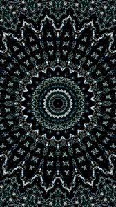 Preview wallpaper fractal, pattern, circles, abstraction, dark