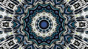 Preview wallpaper fractal, pattern, circles, kaleidoscope, abstraction, colorful