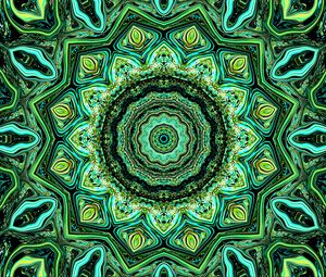 Preview wallpaper fractal, pattern, circles, mandala, abstraction