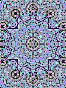 Preview wallpaper fractal, pattern, circles, shapes, background