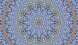 Preview wallpaper fractal, pattern, circles, shapes, background