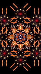 Preview wallpaper fractal, pattern, colorful, symmetry, abstraction