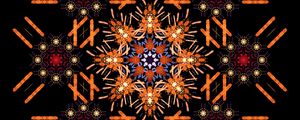 Preview wallpaper fractal, pattern, colorful, symmetry, abstraction
