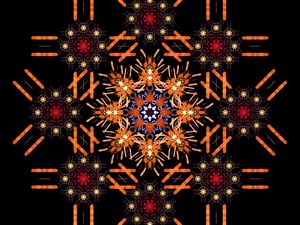 Preview wallpaper fractal, pattern, colorful, symmetry, abstraction