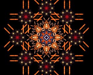 Preview wallpaper fractal, pattern, colorful, symmetry, abstraction