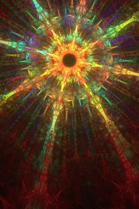 Preview wallpaper fractal, pattern, colorful, abstraction, glow