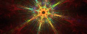 Preview wallpaper fractal, pattern, colorful, abstraction, glow