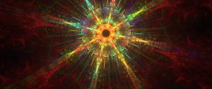 Preview wallpaper fractal, pattern, colorful, abstraction, glow