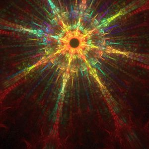 Preview wallpaper fractal, pattern, colorful, abstraction, glow