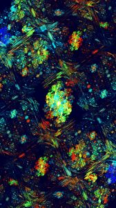Preview wallpaper fractal, pattern, colorful, spots, abstraction