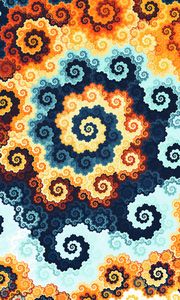 Preview wallpaper fractal, pattern, colorful, swirling, abstraction