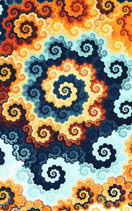 Preview wallpaper fractal, pattern, colorful, swirling, abstraction