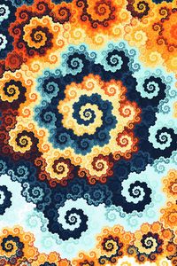 Preview wallpaper fractal, pattern, colorful, swirling, abstraction