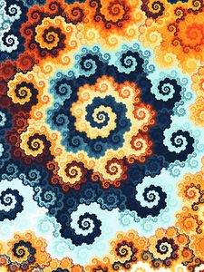 Preview wallpaper fractal, pattern, colorful, swirling, abstraction