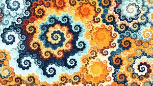 Preview wallpaper fractal, pattern, colorful, swirling, abstraction