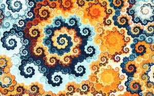 Preview wallpaper fractal, pattern, colorful, swirling, abstraction