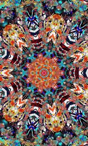 Preview wallpaper fractal, pattern, colorful, motley, abstraction