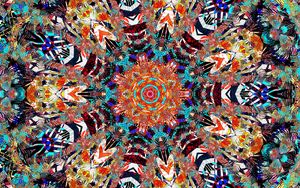 Preview wallpaper fractal, pattern, colorful, motley, abstraction