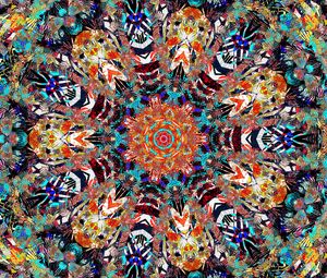 Preview wallpaper fractal, pattern, colorful, motley, abstraction