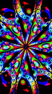 Preview wallpaper fractal, pattern, colorful, bright, abstraction