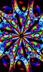 Preview wallpaper fractal, pattern, colorful, bright, abstraction