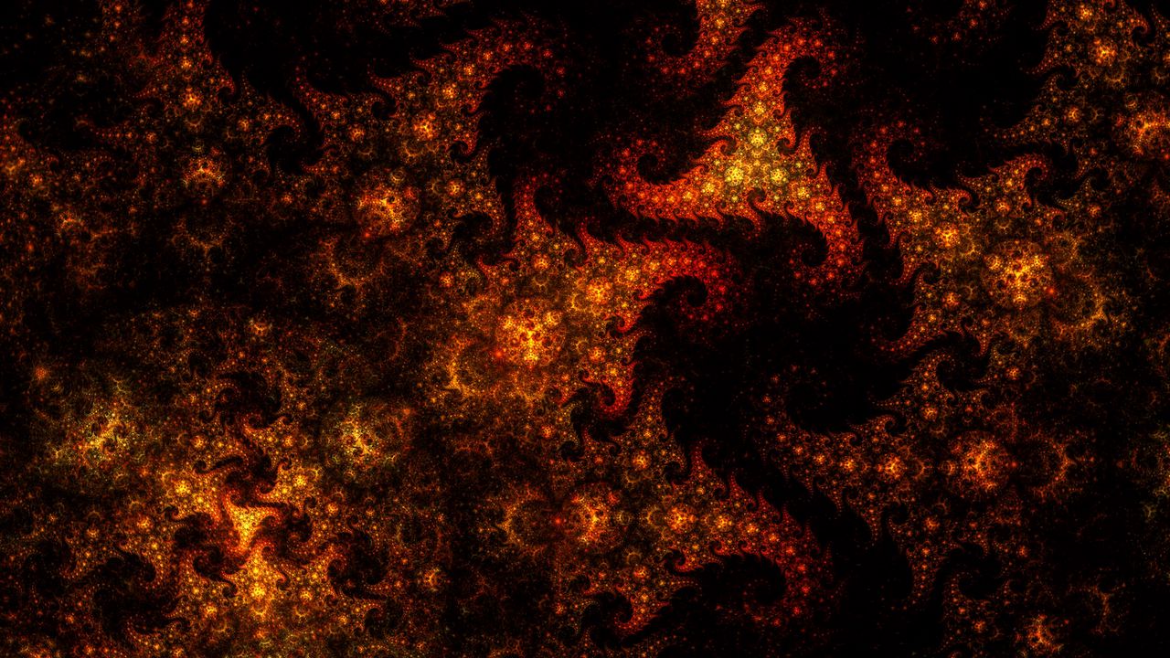 Wallpaper fractal, pattern, curls, tangled, abstraction