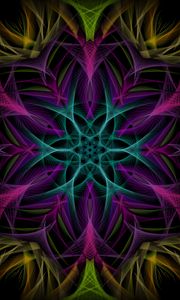 Preview wallpaper fractal, pattern, dark, abstraction