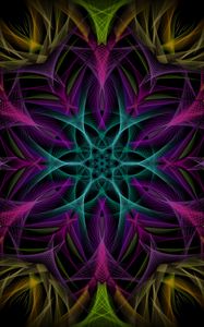 Preview wallpaper fractal, pattern, dark, abstraction