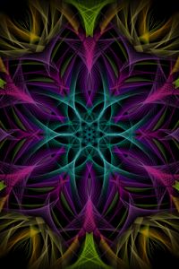 Preview wallpaper fractal, pattern, dark, abstraction