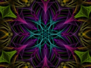 Preview wallpaper fractal, pattern, dark, abstraction