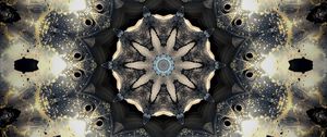 Preview wallpaper fractal, pattern, drops, reflections