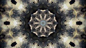 Preview wallpaper fractal, pattern, drops, reflections