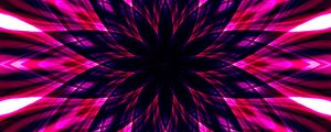 Preview wallpaper fractal, pattern, flowers, purple
